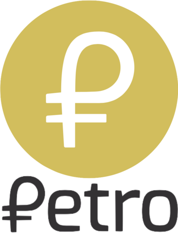 Petro, criptomoneda. Logo.